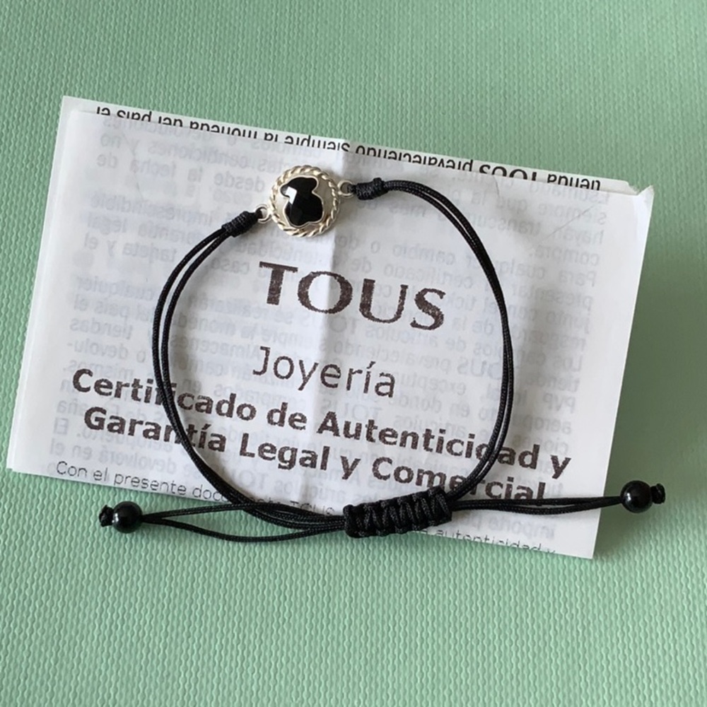 ❤️❤️ SOLD ❤️❤️ Tous Onyx Cord Bracelet - Picture 7 of 7